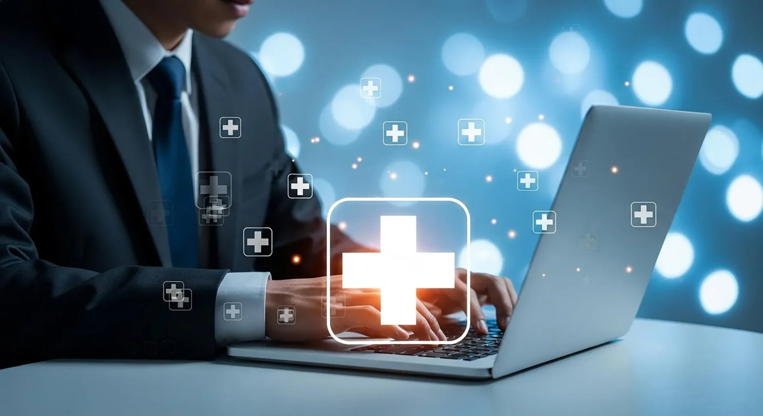 Detailed healthcare illustration emphasizing the direct connection between efficient prior authorization processes and improved member health outcomes, showcasing faster approvals, reduced treatment delays, enhanced care coordination, and optimized digital healthcare workflow systems