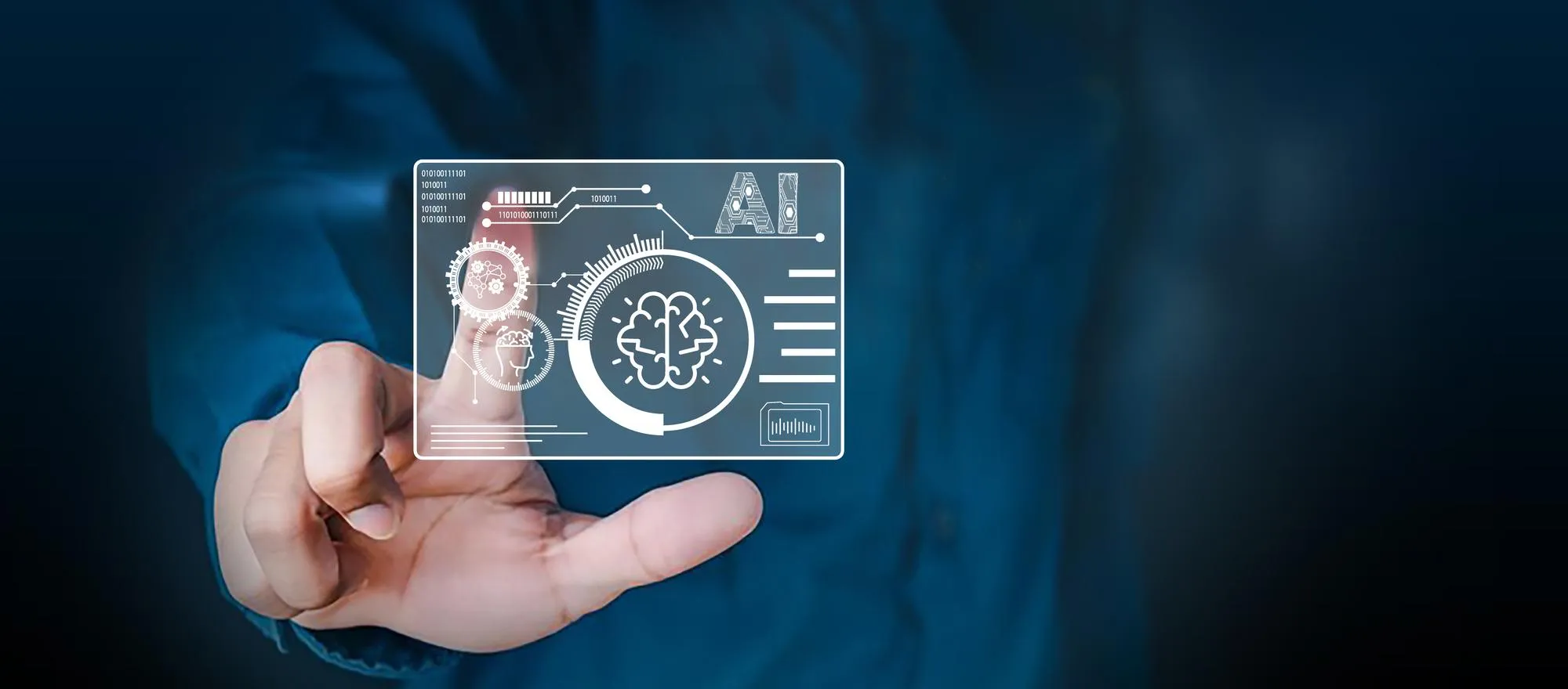 Digital interface displaying AI-powered workflow automation, representing prior authorization services that accelerate electronic insurance approval and documentation processes.
